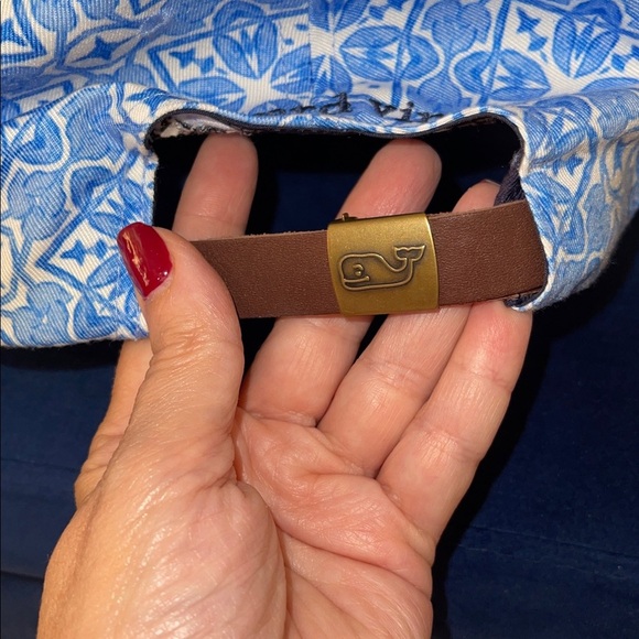 NWOT Vineyard Vines Blue & White Baseball Cap Adjustable - Picture 13 of 13